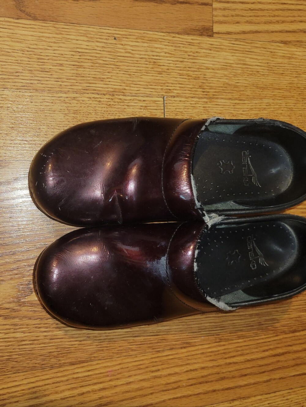 Dansko Women's Burgundy Leather Clog